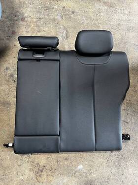 52207309819 Bmw 12-18 F30 335i 328i Rear Left Upper Seat Backrest Cushion Leather Black Oem