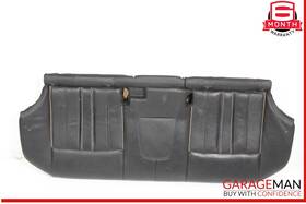 52207457777 Bmw 17-23 530e 530i Rear Seat Bottom Lower Bench Black Leather Oem