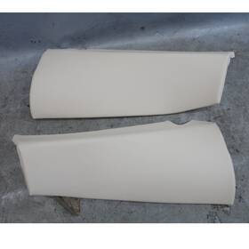 52207470919 Bmw 18-23 G01 X3 F97 Rear Seat Back Side Bolster Trim Pair Oyster Leather Oem