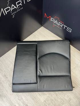 52207901269 Bmw 2001-2006 E46 M3 Coupe Rear Top Seat Black Napa Leather Oem
