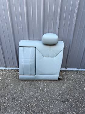 52208043188 Bmw E92 M3 Rear Left Seat Backrest Back Palladium Silver Leather Oem 2008-2013