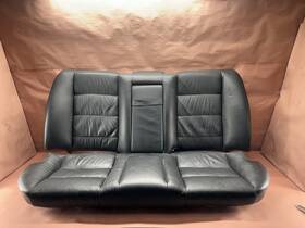52208168485 Bmw E34 540 525i 530i 535i Rear Complete Seat Black Leather Oem #94181