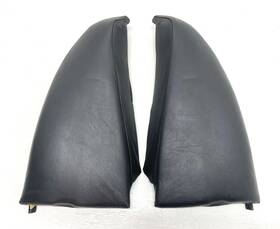 52208254948 Bmw 52208254947 99-05 E46 Rear Seat Bolster Pair Set Schwarz Leather
