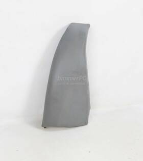 52208254954 Bmw E46 Sedan Right Rear Seat Outer Bolster Cushion Gray Leather 1999-2005 Oem
