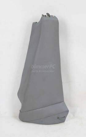 52208258699 Bmw E46 Coupe Gray Leather Left Rear Seat Outer Bolster Cushion 2000-2006 Oem