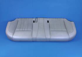 52209162835 Bmw 13-16 F10 M5 Rear Lower Bottom Heated Folding Seat Silverstone Leather