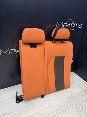 52209503584 Bmw 21-26 G80 M3 Sedan Rear Seat Left Backrest Kyalami Orange Leather Oem
