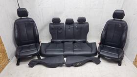 63318363612 Bmw 2012-2018 F30 3-series Front And Rear Leather Seats Seat Set Black Oem