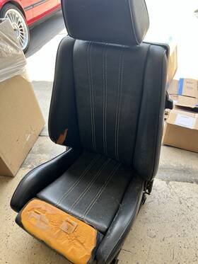 64111380687 Bmw E30 Sport Passenger Front Black Seat Coupe 325i Oem