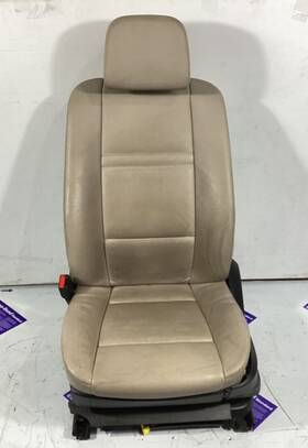 65728367242 Bmw 2007-2013 X5 Front Left Driver Side Power Seat Leather Assembly Oem