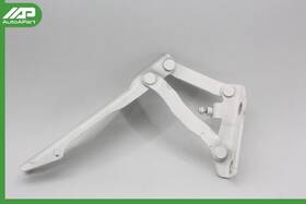 7008727 Bmw 04-10 E60 E61 528i 530i 550i M5 Front Left Hood Hinge White Oem