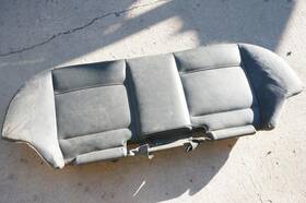 7009899 Bmw Oem E46 Sedan Black Montana Leather Rear Seat Bottom