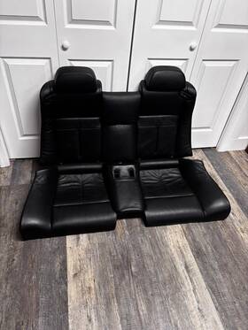 7039805 Bmw 2008 M6 E63 Black Leather Rear Seat