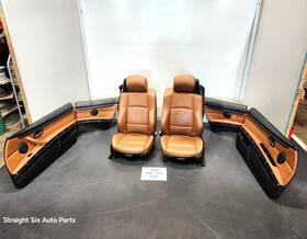 7219005 Bmw 07-13 Oem E93 Door Panels Front Rear Seats Brown Complete Interior Set