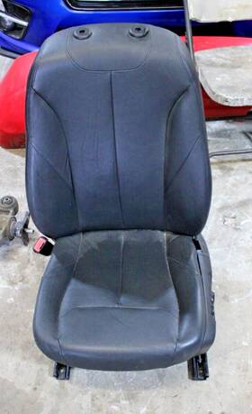 7253095 Bmw 2012-2018 F30 320i 328i Front Left Driver Side Seat Black Oem