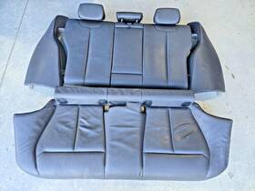 7260002 Bmw 2014-2016 328i F34 Gt Complete Black Leather Rear 2nd Second Seat Oem