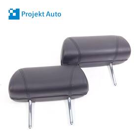 7280346 Bmw 12-18 Rear Headrest Pair Black Nappa Leather Nasw 650i 640i F13 F12