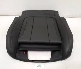 7280573 Bmw 12-19 Oem F12 F13 F06 Front Driver Seat Lower Cushion Nappa Leather Black