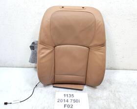 7324680 Bmw 13-15 Oem F01 F02 Front Passenger Upper Seat Cushion Vented Nappa Brown