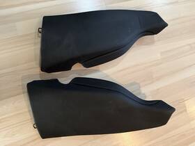 7352728 Bmw 2014-18 F32 428i 435i 440i Rear Seat Bolster Black Leather Pair