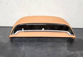 7405927 Bmw 16-22 Oem G12 740 750 Front Passenger Seat Upper Back Panel Trim Cognac