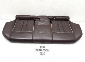 7453673 Bmw 17-20 Oem G30 M550 Rear Second Row Seat Lower Cushion Bottom Leather Mocca