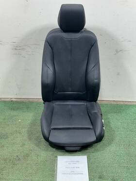 7474972 Bmw 2014-2021 228i 320i F22 Left Driver Front Complete Leather Seat Black Oem