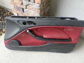7902078 Bmw Oem E46 M3 Coupe Leather Sport Seats Door Panels Interior Imola Red Set