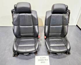 8038633 Bmw 08-13 Oem E93 M3 Convertible Front Sport Heated Seats Leather Black Set