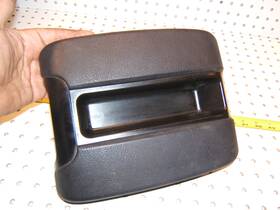 Bmw 804 033 E39 2003 530i Sedan Center Sliding Black Genuine 1 Armrest / Console Type #2