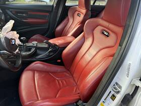 8058270 Bmw 15-18 F80 F30 Sedan Red Sakhir Orange Leather Interior Heated Seats Set Oem