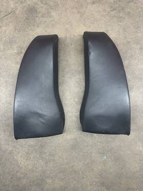 8183544 Bmw Oem E36 Rear Seat Bolsters Schwarz Leather Sedan Left Right Pair Nice