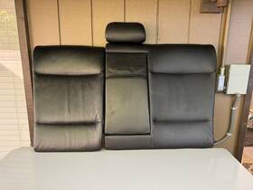 8214940 Bmw 325i 330i 318i E46 Sedan Complete Rear Seat Black Leather Fits 2001-2005