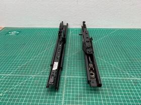 8342929-05 Bmw 07-13 X5 E70 Front Right Passenger Side Seat Frame Rail Pair Set Oem