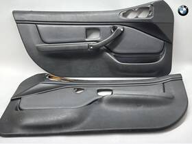 839872903 Bmw Z3 Roadster Interior Door Panel Trim Cover Black Set Left Right 96-98 Oem