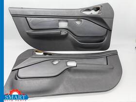 839926201 Bmw Z3 Roadster Interior Door Panel Trim Cover Black Set L R 96-99 Oem Nice