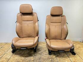 9135861 Bmw E63 Front Sport Seat Set Inch Pearl/precision Sattel-brown Leather Heated Oem