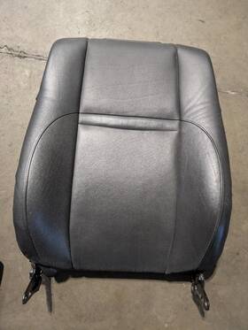 9144824 Bmw 08-2014 X6m E71 Left Driver Seat Back Black Leather Oem Cushion
