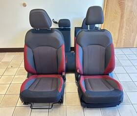 Ag809300 Bmw 2024 Subaru Impreza Rs Sport Front And Rear Seat Set Cloth Black With Red Accent Oem