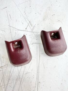 20675354 Buick Reatta Seat Track Bolts Trim Cover Plate Red Burgundy Set Pair