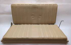 220.gm4s96 Buick 1991-96 Roadmaster Wagon Bench Seat Third Row Rear Facing Tan Leather