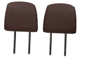 Buick 23473730 16 - 20 Envision Rear Right And Left Seat Brown Leather Head Rest Set Oem