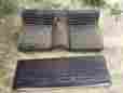 C5ae Ford 1965 1966 1967 1968 69 70 Mustang Gt 2 Fastback Folddown Rear Seat Cushions 66