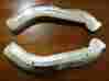 C7tb-8161635-a 1967 To 1972 Ford Ranger Custom Xlt Truck Chrome Seat Hinge Covers Oem Fomoco