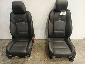 202-04514l Cadillac Bags 2016-2019 Cts Black Leather Front Seats Genuine 11586362
