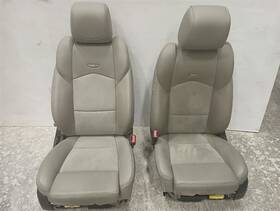 202-04516l Cadillac 16-19 Cts-v Pair Power Heated Cooled Gray Leather Front Seats 11296771