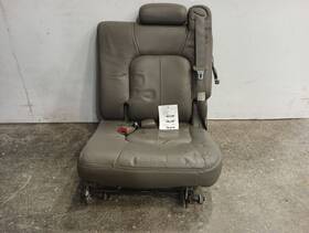 220.gm6c02 Cadillac Right Rear Gray Leather 3rd Third Row Seat From 2002 Escalade 11562994