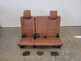 220.gm6f15 Cadillac 2015-2020 Escalade Esv Third 3rd Row Rear Seats Vecchio Brown Leather 15-20