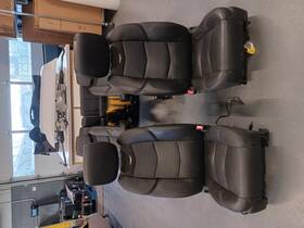 23238597 Cadillac Ft15 Escalade Complete Black Leather Seat Set An3 Ufl Oem