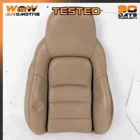 19122576 Chevrolet 07-10 Corvette C6 Front Right Top Upper Seat Cushion Leather Beige Oem